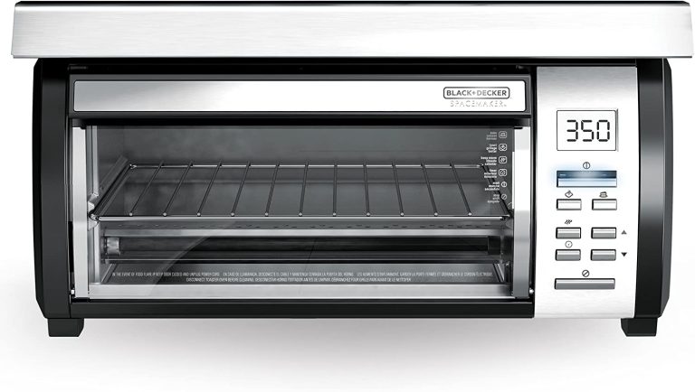 Under-Counter Toaster Oven, Black and Stainless Steel