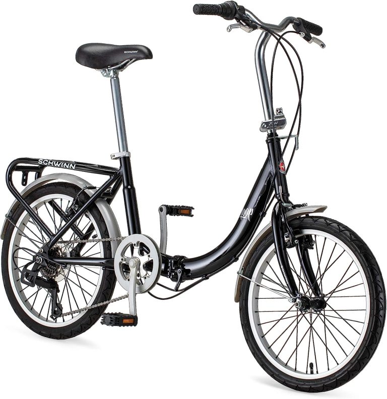 20-Inch Folding Adult Bike for Men and Women, 7-Speed Drivetrain