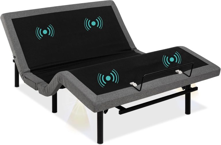 Twin XL Adjustable Bed Frame, Electric Adjustable Base with Wireless Remote Control, Night Light, Massage Function and 2 USB Ports