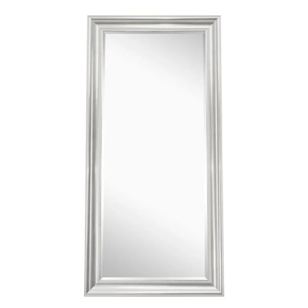 Tall Beaded Full Length Mirror, Oversized Full Body Standing Mirror with Decorative Frame for Bedroom, Dressing Room and Home Decor