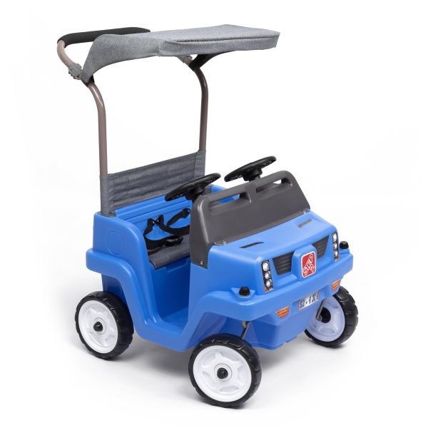 Kids 2-Seat Side-by-Side Push Car, Push Ride-On SUV, Double Seat Ride-On Toy Vehicle for Toddlers and Young Children