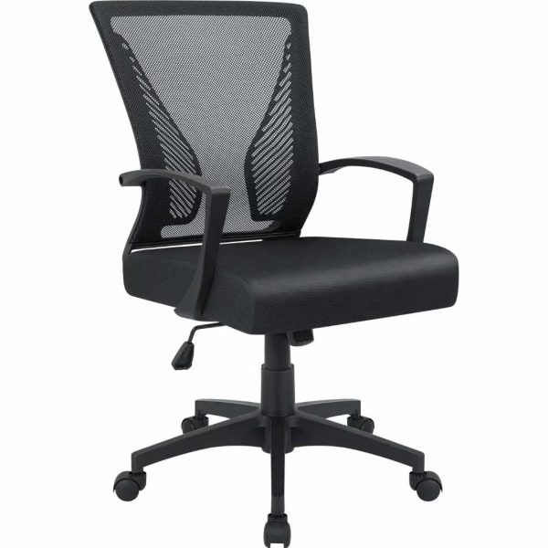 Ergonomic Mesh Office Chair with Lumbar Support, Breathable Computer Desk Chair